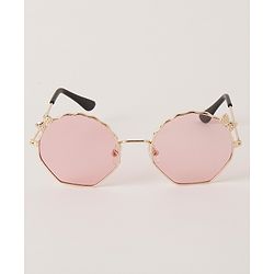 Pine Kids Round Sunglasses Free Size- White