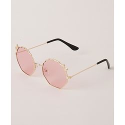Pine Kids Round Sunglasses Free Size- White