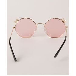 Pine Kids Round Sunglasses Free Size- White