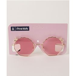 Pine Kids Round Sunglasses Free Size- White