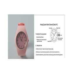 Pine Kids Free Size Analog Watch - Pink