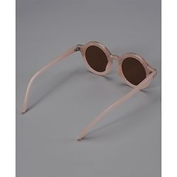 Pine Kids Sunglasses with Leopard Print Free Size-  Light Pink