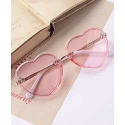 Pine Kids Sunglasses Heart Shaped Free Size- Light Pink