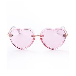 Pine Kids Sunglasses Heart Shaped Free Size- Light Pink