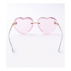 Pine Kids Sunglasses Heart Shaped Free Size- Light Pink
