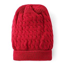 Pine Kids Woollen Beanie Cap Maroon - Diameter 11.5 cm