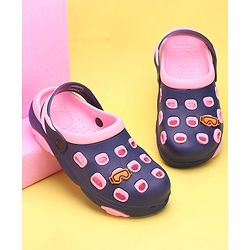Pine Kids Clogs With Back Strap - Orange White
