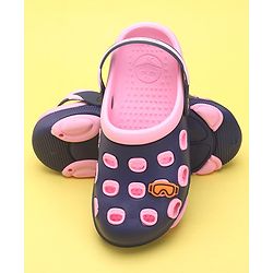 Pine Kids Clogs With Back Strap - Orange White