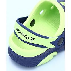Pine Kids Clogs Spaceship Patch - Blue