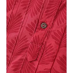 Pine Kids Cotton Woven Full Sleeves Pintucks Kurta Pyjama Set - Red