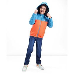 Pine Kids Full Sleeves Cut and Sew Medium Winter Hooded Jacket - Multicolor