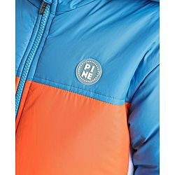 Pine Kids Full Sleeves Cut and Sew Medium Winter Hooded Jacket - Multicolor