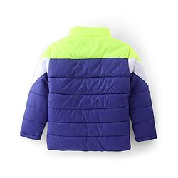 Pine Kids Full Sleeves Cut and Sew Medium Winter Jacket - Blue