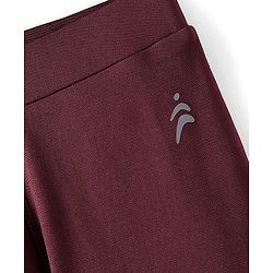 Pine Active High Stretch Breathable Solid Color Sports Bra And Legging Set - Purple