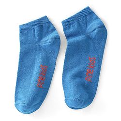 Pine Kids Ankle Socks With Star Design Pack Of 3 - Red Green & Black
