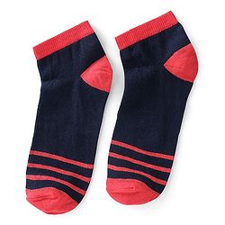 Pine Kids Ankle Socks Pack Of 5 Striped - Red Green & Black