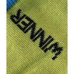 Pine Kids High Ankle Length Text Design Socks Pack of 3 - Multicolour