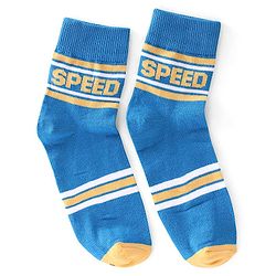 Pine Kids High Ankle Length Text Design Socks Pack of 3 - Multicolour