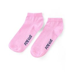 Pine Kids Cotton Spandex Knit Low Ankle Socks Stripes & Polka Dot Design Pack Of 5 - Green Blue & White