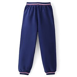 Pine Kids Cotton Knit Full Length Champion Printed Track Pants - Navy Peony