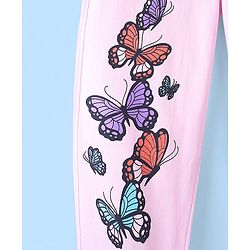 Pine Kids Full Length Butterfly Printed Track Pants  - Tender Touch