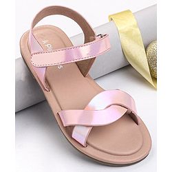 Pine Kids Velcro Closure Sandals - Pink