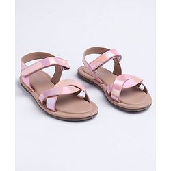 Pine Kids Velcro Closure Sandals - Pink