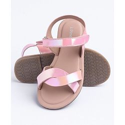 Pine Kids Velcro Closure Sandals - Pink