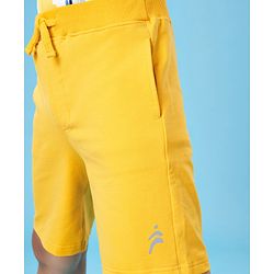 Pine Active Cotton Lycra Knit Anti-Bacterial Solid Color Shorts With Stretch - Blue