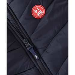 Pine Kids Full Sleeves Cut and Sew Medium Winter Jacket Solid Colour- Blue