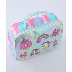 Pine Kids Utility Pouches Unicorn Print - Green