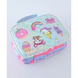 Pine Kids Utility Pouches Unicorn Print - Green