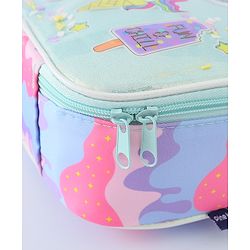Pine Kids Utility Pouches Unicorn Print - Green