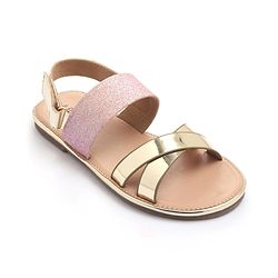 Pine Kids Sandals with Velcro Closure- Pink