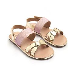 Pine Kids Sandals with Velcro Closure- Pink