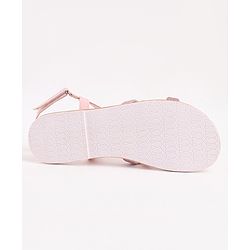 Pine Kids Sandals with Velcro Closure- Silver