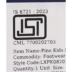 Pine Kids Sandals with Velcro Closure- Peach