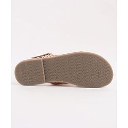 Pine Kids Sandals with Velcro Closure- Peach