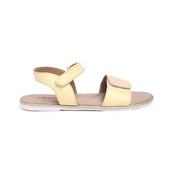 Pine Kids Velcro Closure Sandals with Heart Patch - Blue