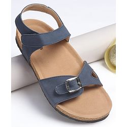 Pine Kids Sandals with Velcro Closure - Blue