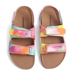 Pine Kids Sandals with Velcro Closure - Blue
