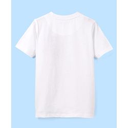 Pine Kids Cotton Half Sleeves T-Shirt Sailing Yacht Club Print - Snow White