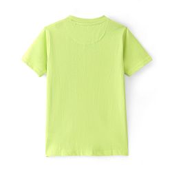 Pine Kids Half Sleeves T-Shirt With Tropical Print - Easter Egg