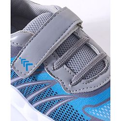 Pine Kids Velcro Closure Casual Shoes - Blue & Grey