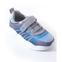 Pine Kids Velcro Closure Casual Shoes - Blue & Grey