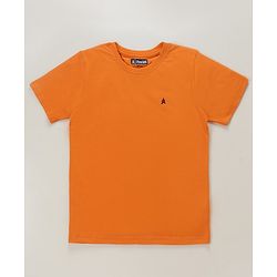 Pine Kids 100 % Cotton Half Sleeves Round Neck T-Shirt - Blue