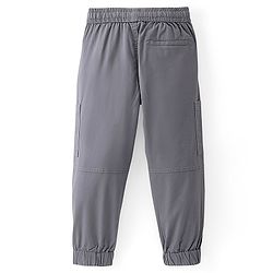Pine Kids Cotton Elastane Woven   Full Length Jogger -Olive Green