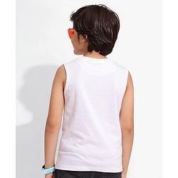 Pine Kids Cotton Half Sleeves Check Shirts With T-Shirt Text Print- Blue & White
