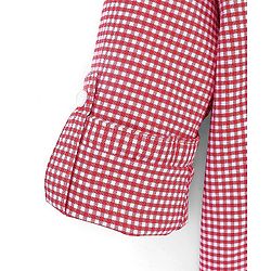 Pine Kids Cotton Woven Full Sleeves Checks Shirt with Inner Printed T-Shirt - Red