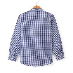 Pine Kids Cotton Woven Full Sleeves Check Shirt with Inner T-Shirt - Blue